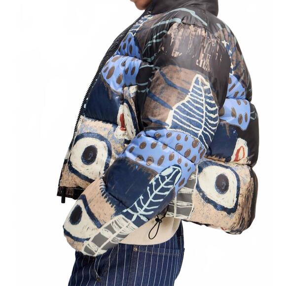 NEW MUNTHE juba puffer jacket in abstract - Picture 3 of 5